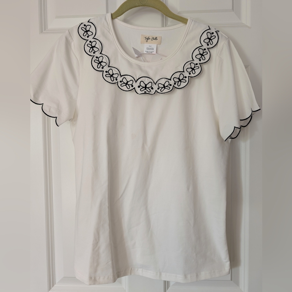Taylor Joelle Mirabel Adult Women Top Shirt Size Large NWT W/ Defect Please Read